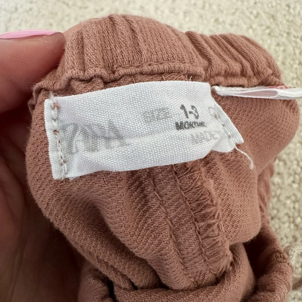 Zara Kids Tan/Brown Shorts + 2 pacifier clip holder